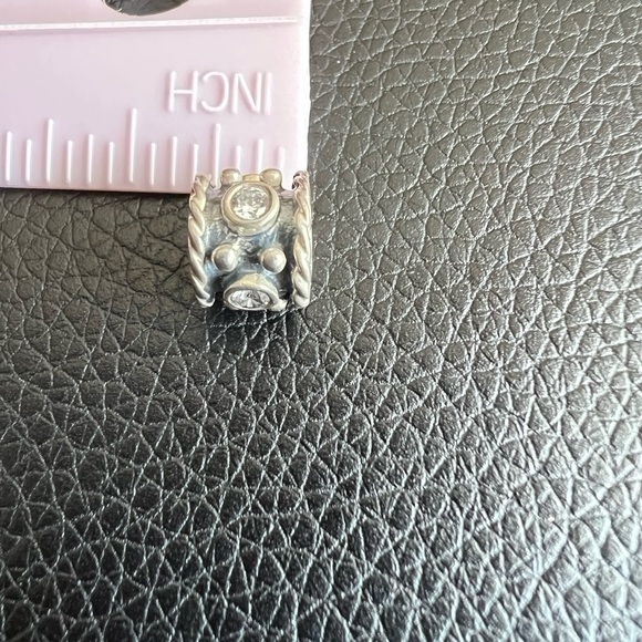 Pandora spacer with crystals - Picture 2 of 4